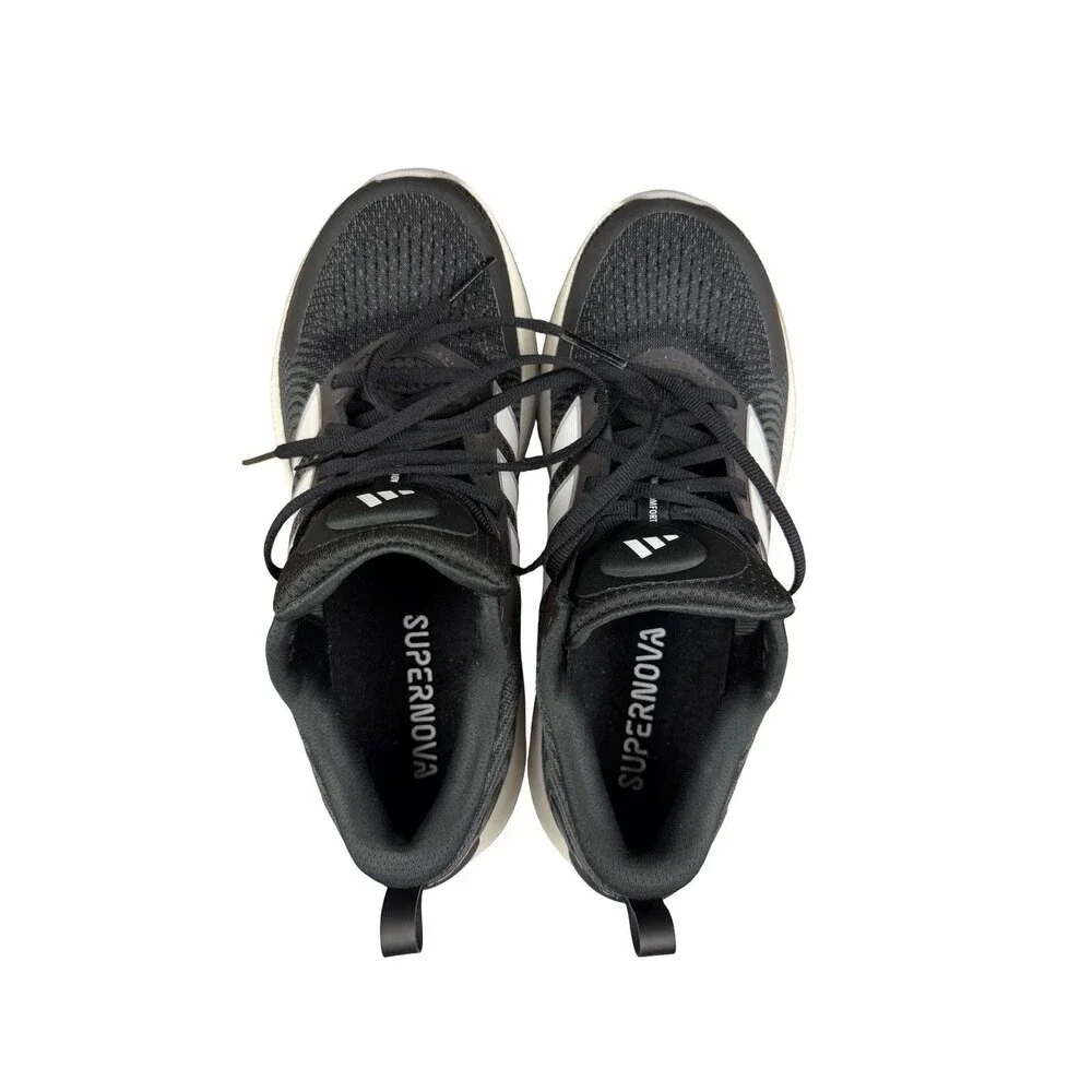 Adidas Supernova Ease 2 Women Running Shoes Black White JQ1828 Sz 8.5 Sneakers